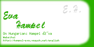 eva hampel business card